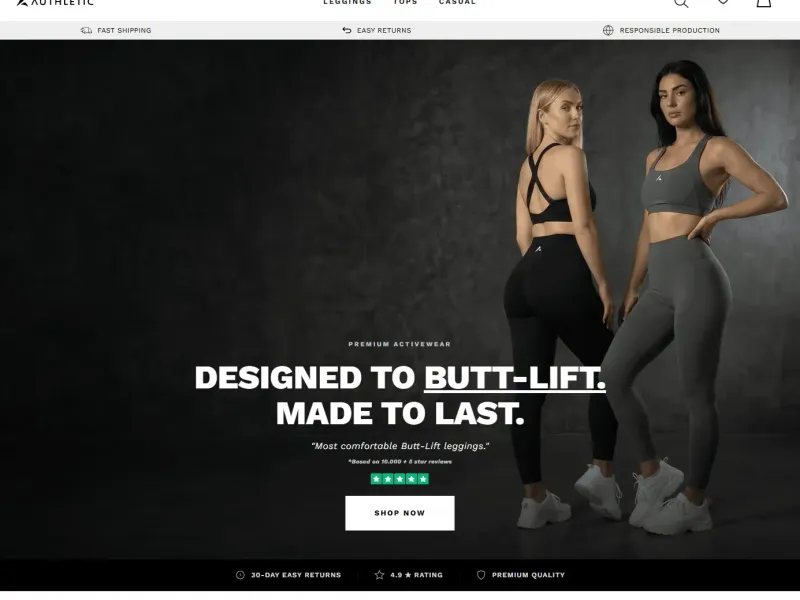 Authletic — Sportswear E-commerce